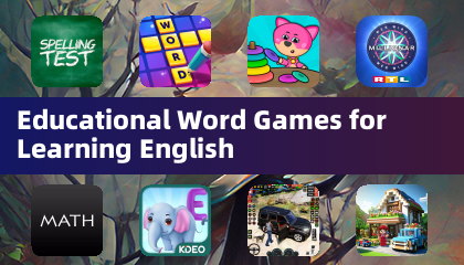 Lernspiele mit Worten für das Erlernen von Englisch