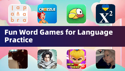 Juegos de palabras divertidos para practicar idiomas