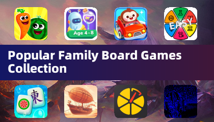 Популярная коллекция настольных игр для семьи